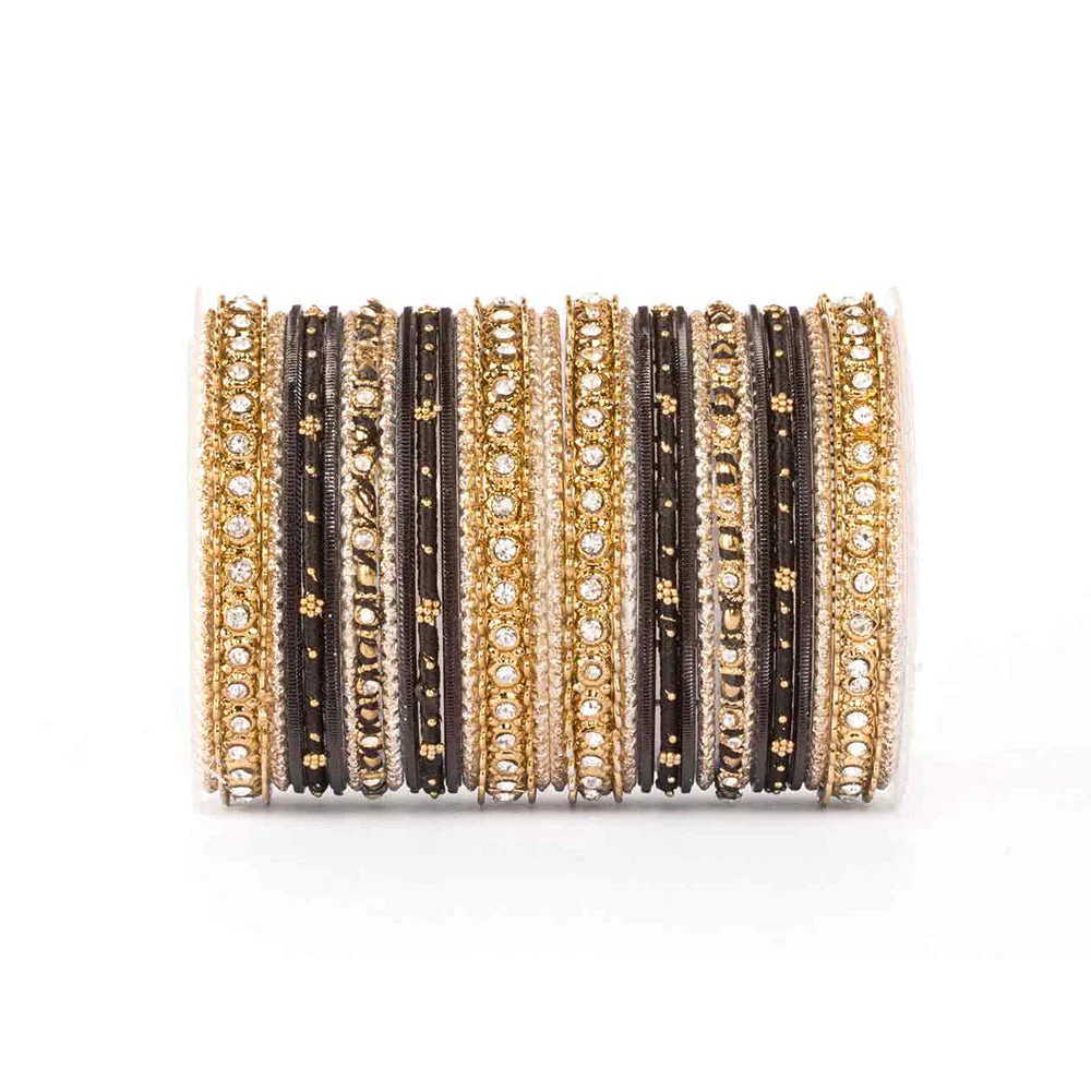 Elegant Colored Thread Bangle Set - Image 7