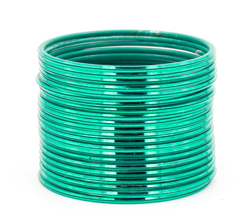 Set of 24 Shining Metal Bangles by Leshya (Plus Size) - Image 14