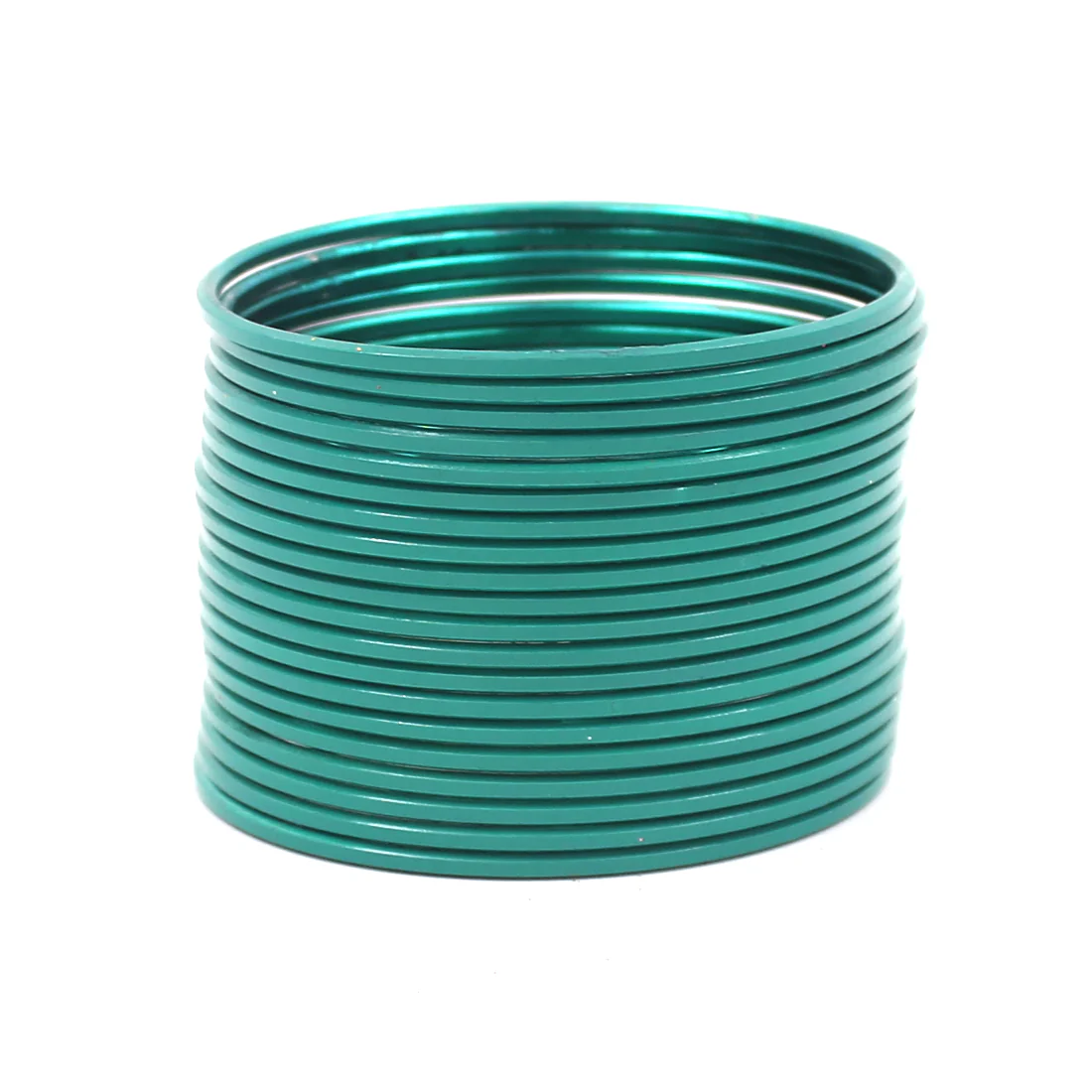 Set of 24 Solid Coloured Plain Metal Bangles by Leshya (Plus Size) - Image 12