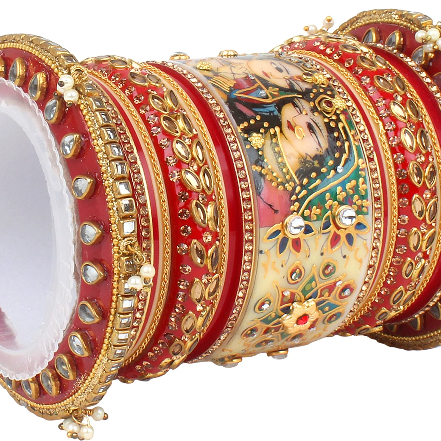 Traditional Rajasthani Bridal Chura by Leshya - Image 4